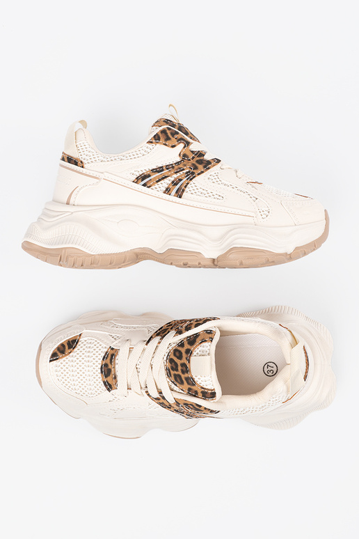 Baskets de style sportif sur épaisse...