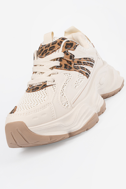 Baskets de style sportif sur épaisse...