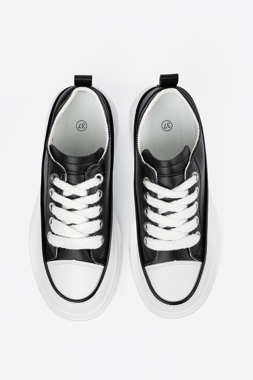 Chaussures décontractées noir et...