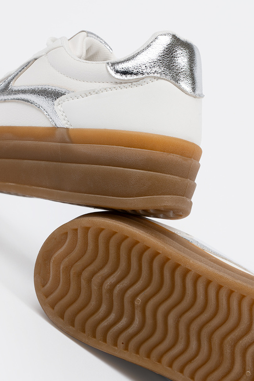 Baskets blanches pour femmes de style...