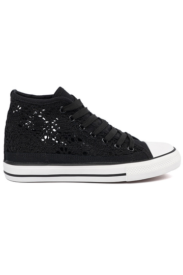 Bottes hautes noires avec...
