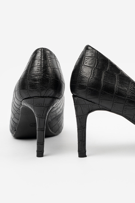 Escarpins classiques noirs avec motif Escarpins classiques noirs avec motif