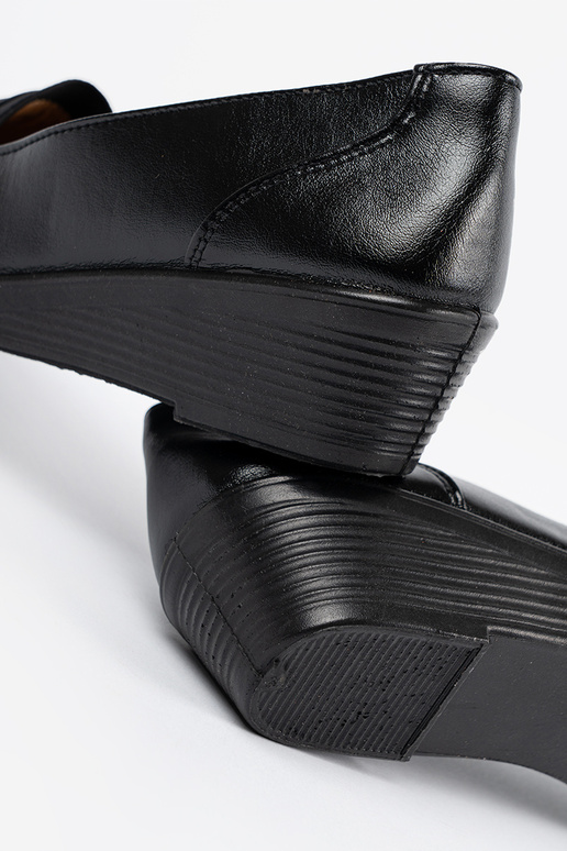 Bottines classiques noires à enfiler