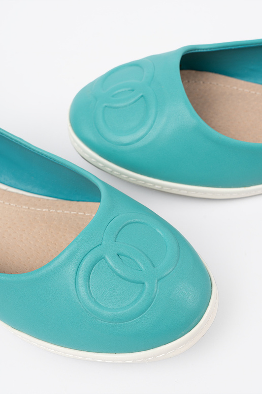Ballerines bleues pour femmes