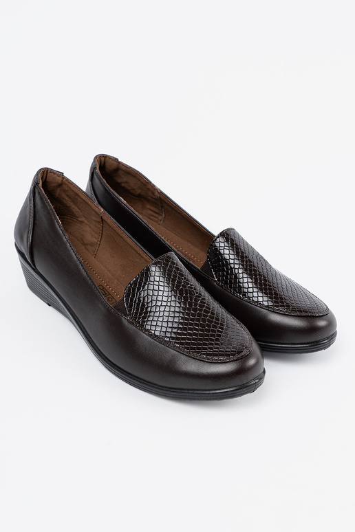 Mocassins bruns à plateforme