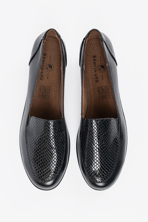 Bottines pour femmes avec texture cuir