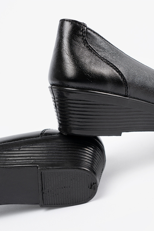 Bottines pour femmes avec texture cuir