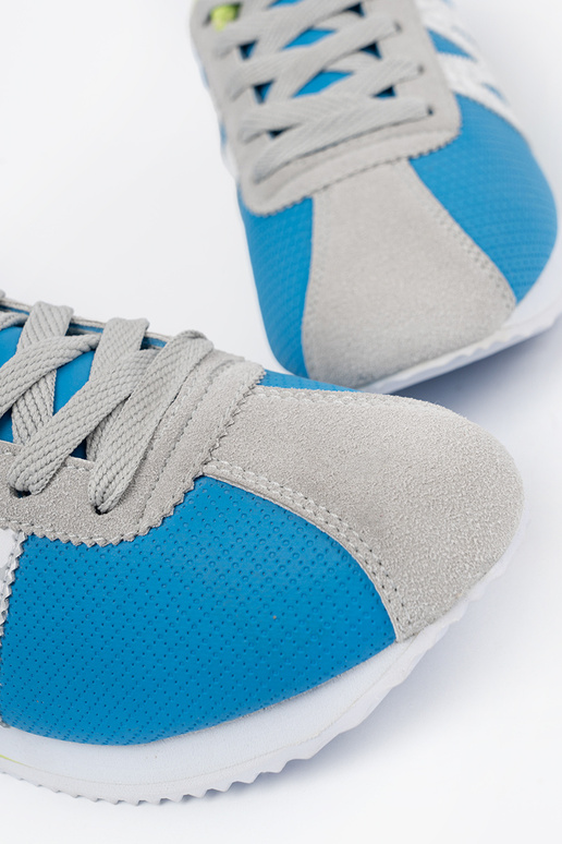 bleu-couleur grise chaussures de sport