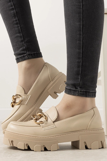 Mocassins sable sur semelle... 2