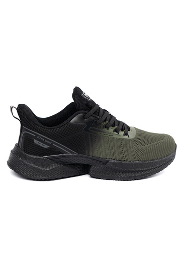 Mâle sombre couleur verte chaussures de sport 2