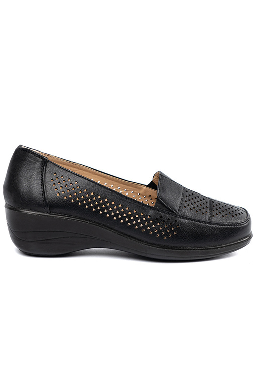 couleur noire ajouré chaussures de femme