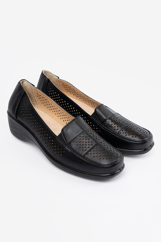 couleur noire ajouré chaussures de femme