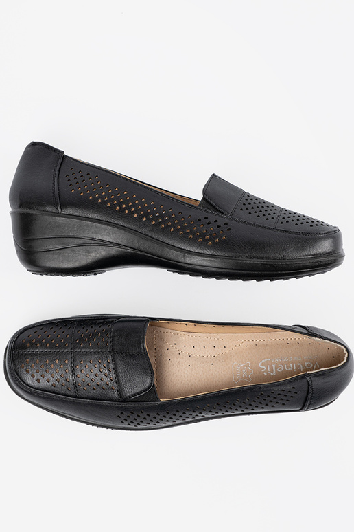 couleur noire ajouré chaussures de femme