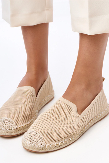 Espadrilles couleur sable à plateforme Luna 2