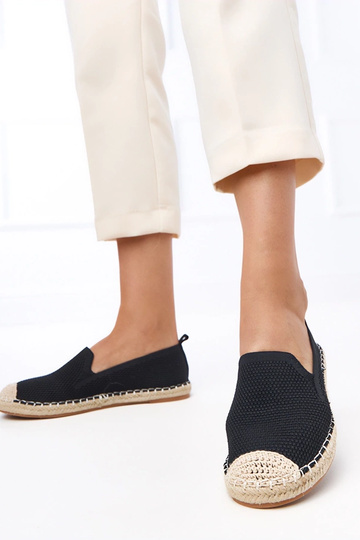 Espadrilles noires à plateforme Luna 2