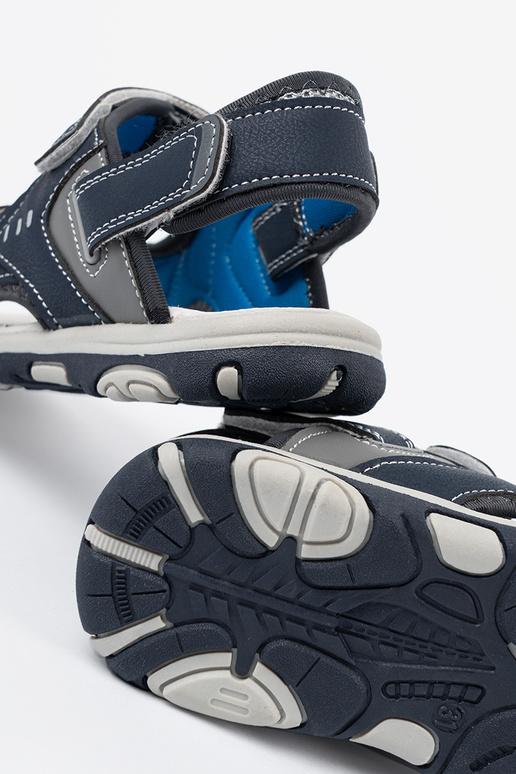 des sandales de garçon Velcro couleur bleue des sandales de garçon Velcro couleur bleue