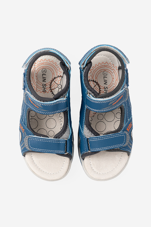 des sandales de garçon À kolorze bleum