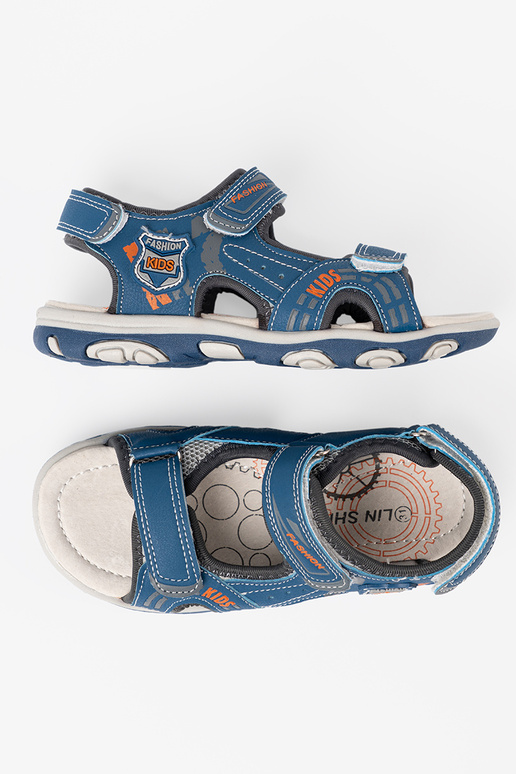 des sandales de garçon À kolorze bleum