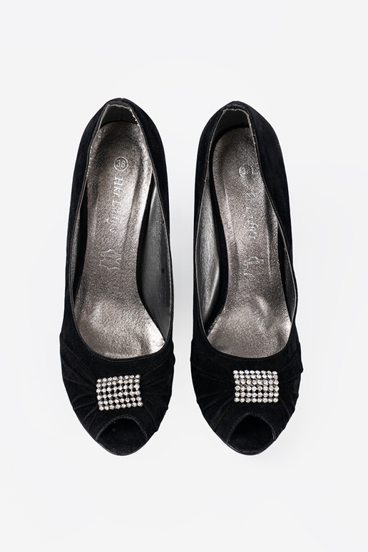 Chaussures open toe couleur noire Chaussures open toe couleur noire