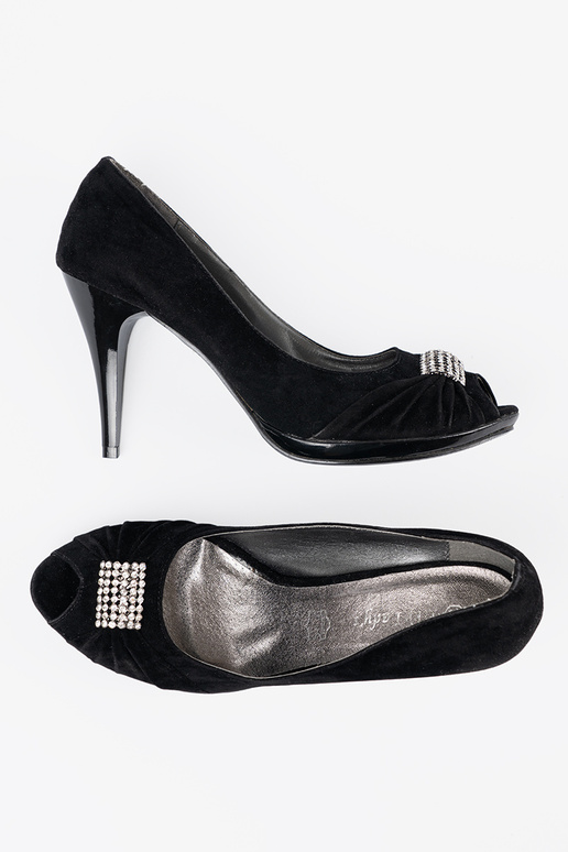 Chaussures open toe couleur noire Chaussures open toe couleur noire