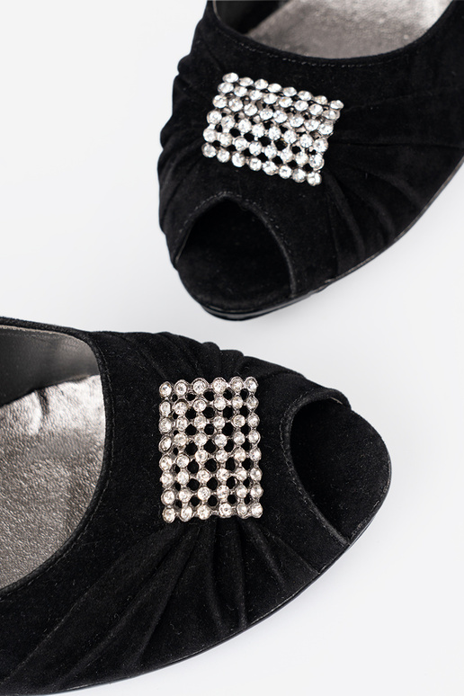 Chaussures open toe couleur noire Chaussures open toe couleur noire