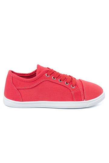 chaussures décontractées Rouge lacé 2