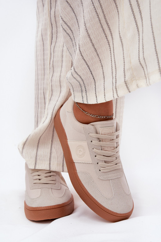 Chaussures modèle baskets Féminin Big Star RR274806 beige