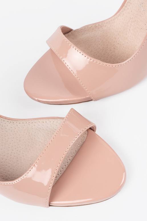 avec effet vernis talons hauts open toe avec effet vernis talons hauts open toe