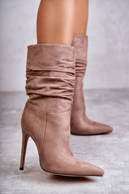 Volants pour femmes Bottes bottes marron Laguna