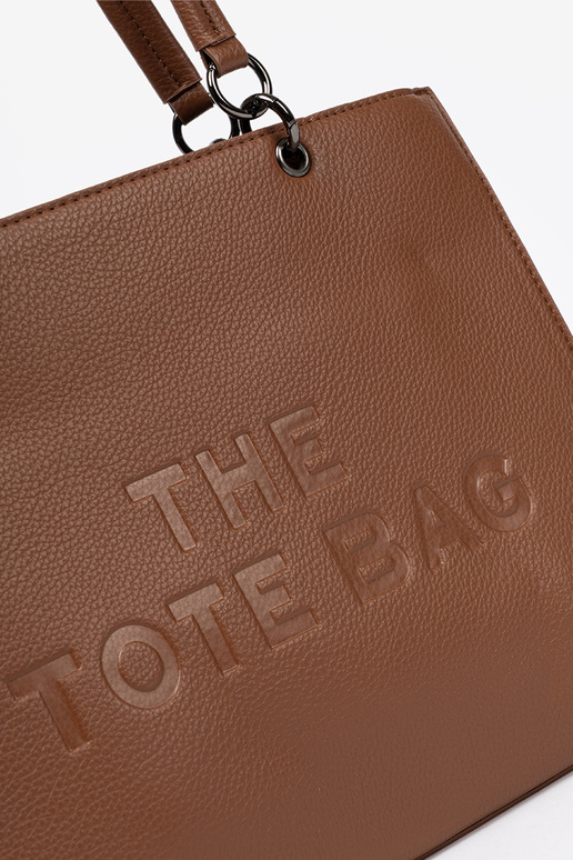 Ordinateur de poche typu tote À ciepłym brązie