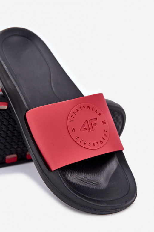 pour homme Chaussons 4FMM00FFLIM047A-62S couleur rouge