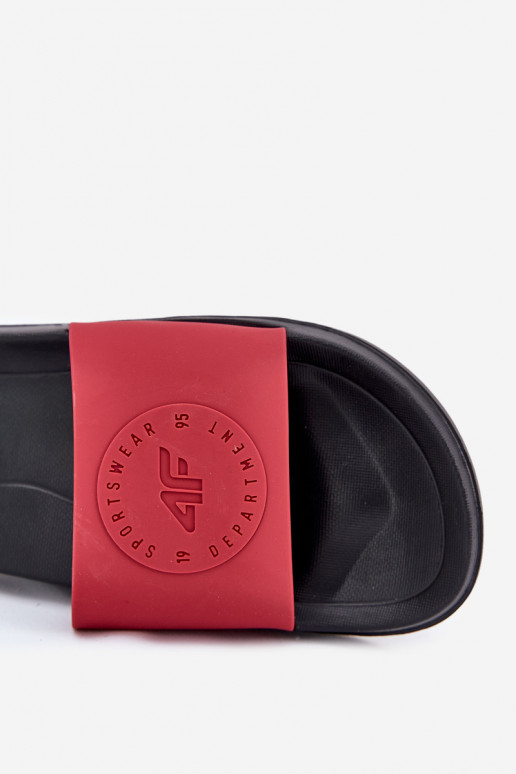 pour homme Chaussons 4FMM00FFLIM047A-62S couleur rouge