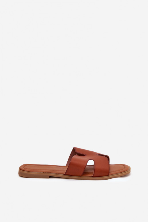 Chaussons Appartement pour femmes Avec découpes marron Salyra Chaussons Appartement pour femmes Avec découpes marron Salyra