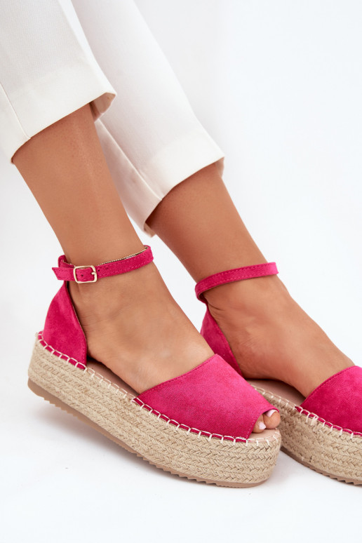 des sandales Espadrilles avec une plateforme Avec tresse couleur rose Selise des sandales Espadrilles avec une plateforme Avec tresse couleur rose Selise