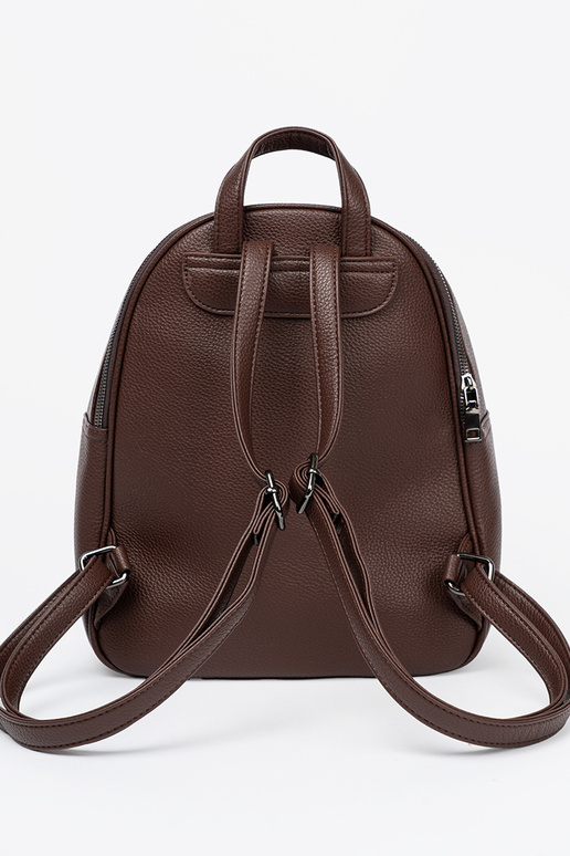 marron sac à dos Dames en cuir écologique