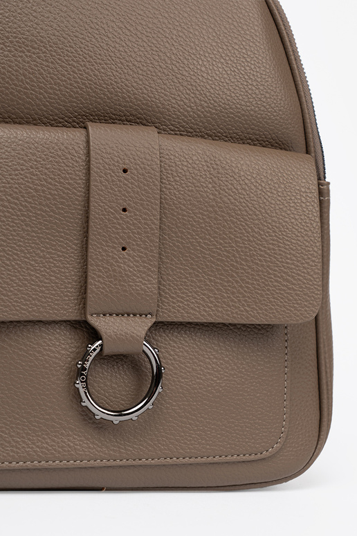 Sombrebeige sac à dos Dames en cuir écologique