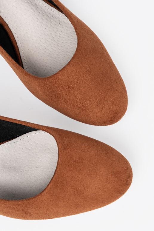 marron talons hauts z ozdobnym argentm obcasem marron talons hauts z ozdobnym argentm obcasem