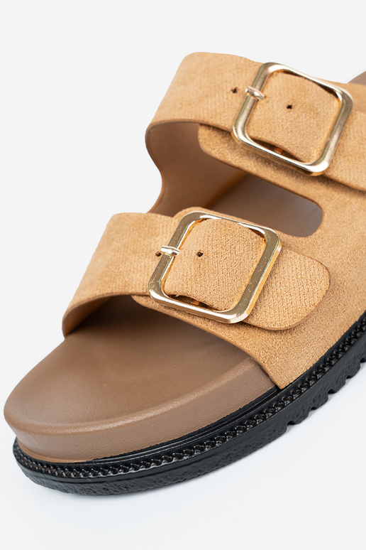 couleur caramel Chaussons femmes ze dorémi klamrami