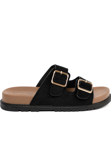 couleur noire Chaussons femmes ze dorémi klamrami 2