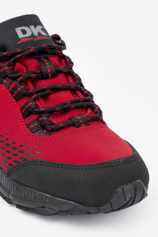 Bottes de trekking rouges à plateforme épaisse DK Bottes de trekking rouges à plateforme épaisse DK