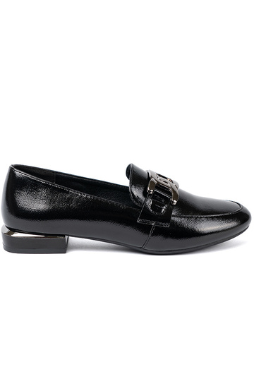 avec effet vernis mocassins avec boucle décorative Sergio Leone 2