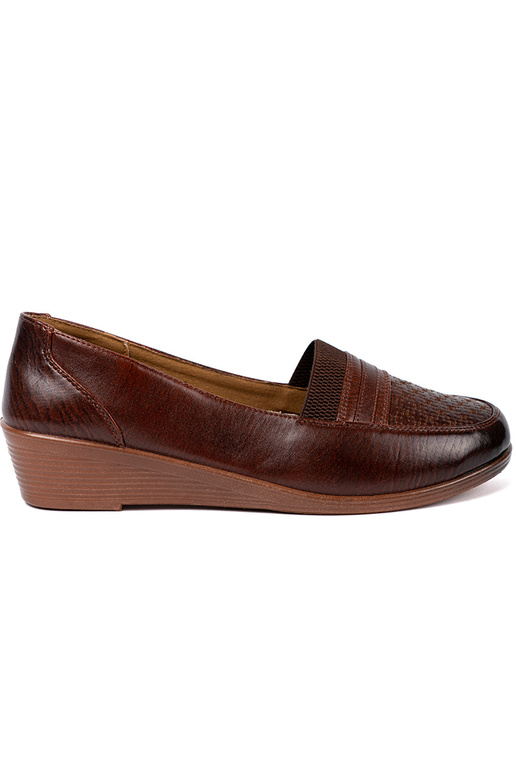 chaussures de femme slip-on z fakturoÀanym noskiem