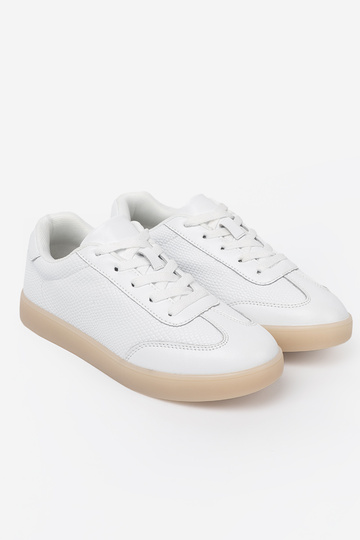 Chaussures décontractées pour femmes couleur blanche