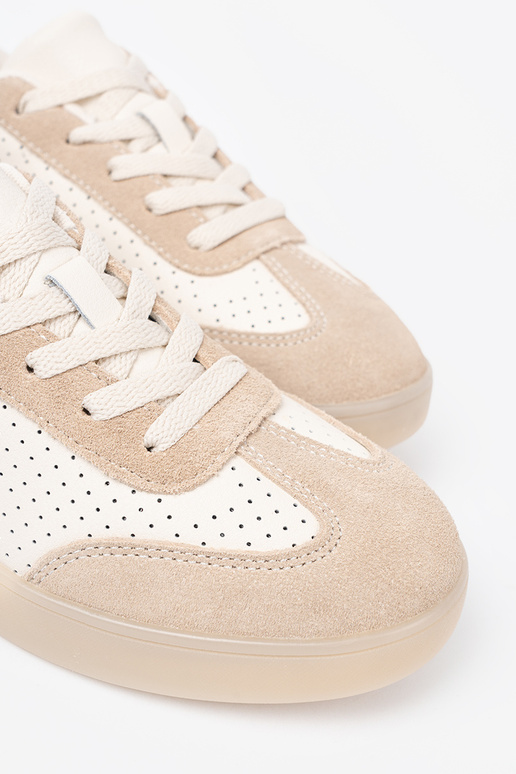 Chaussures décontractées pour femmes ajouré brillammentbeige