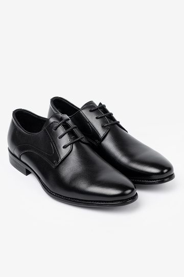 Style élégant demi-chaussures Hommes À un classiquej czerni i połysku