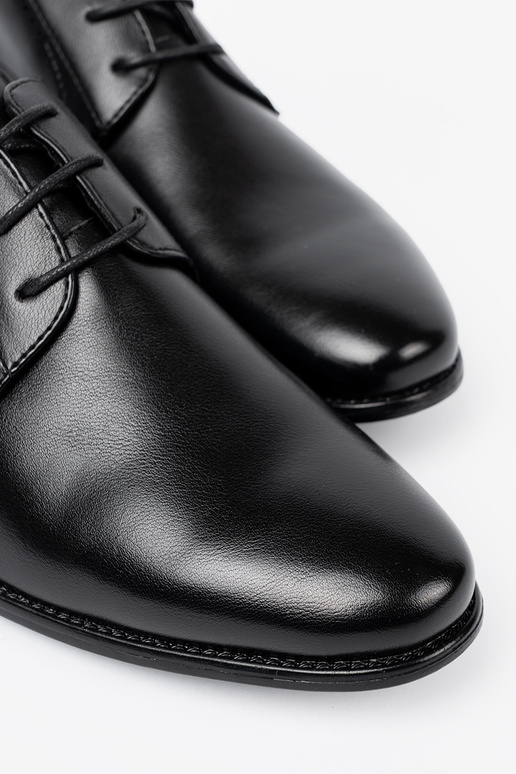 Style élégant demi-chaussures Hommes À un classiquej czerni i połysku