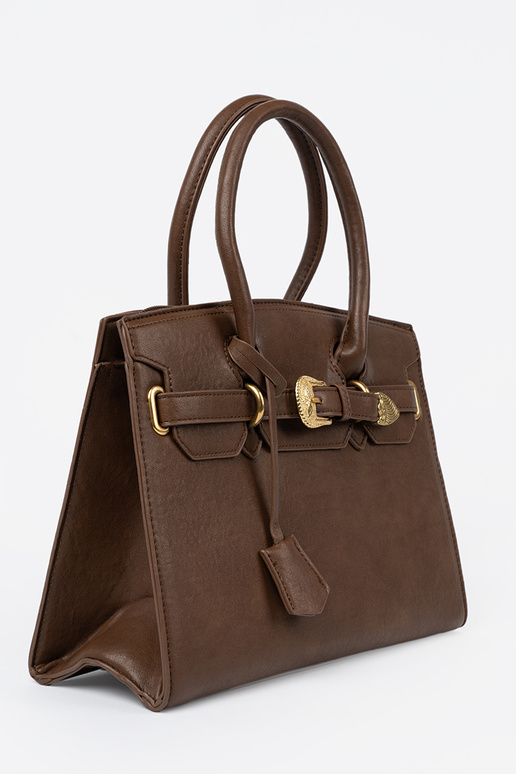 Brun Sac à main avec boucle décorative À dorém kolorze