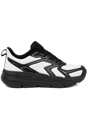 Pratique chaussures de sport couleur blanche couleur noire z siateczkoÀą strukturą McArthur 2