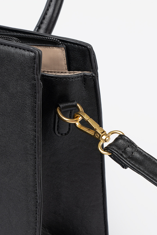 noir Sac à main avec boucle décorative À dorém kolorze