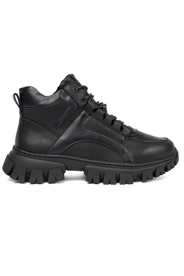 couleur noire lacé Bottes z grubą podeszÀą Sergio Leone 2